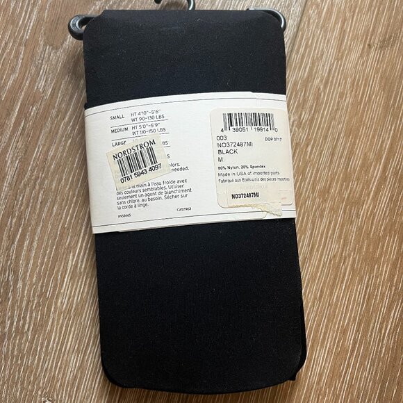Nordstrom Control Top Tights - Medium - 60 Dernier, Black - Picture 2 of 2